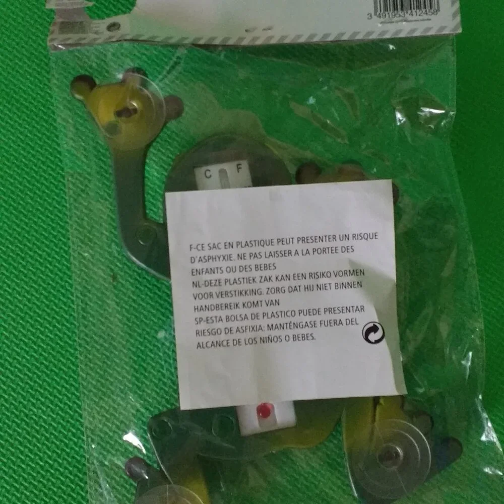 Frog Thermometer + Caterpillar magnet New